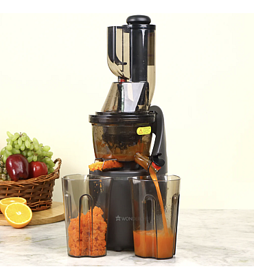 Regalia Full Fruit Cold Press Slow Juicer | 55 RPM Slow Juicer Retains Higher Nutrients | 240W powerful DC motor | Easy to Clean | 5-Year Motor Warranty